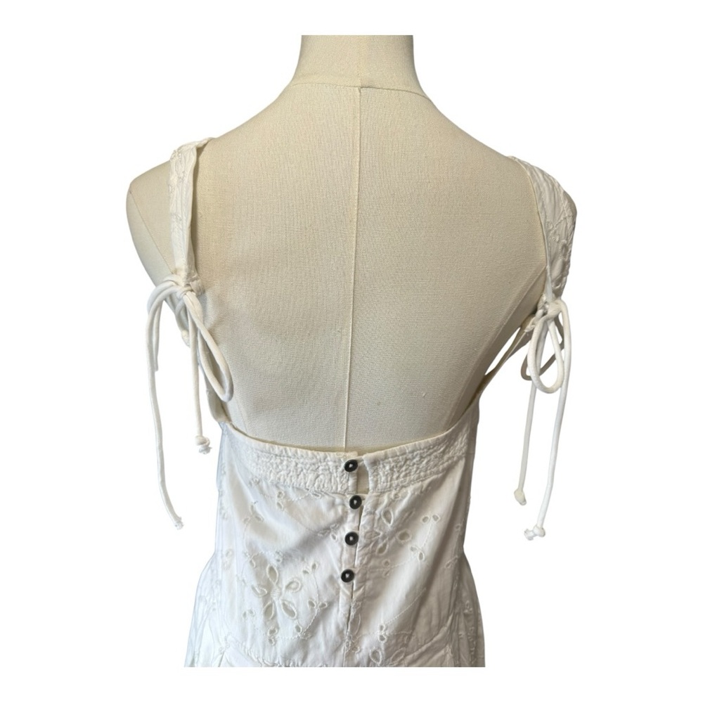NWOT Free People Primavera Cotton Eyelet Midi Sundress. Size L - Picture 8 of 16